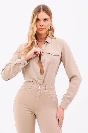 Camisa Térmica Nude Liocel