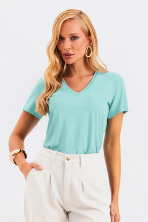 Camiseta Caimento Amplo Curve Aqua