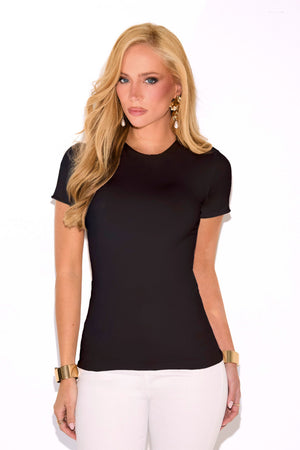 Camiseta Curve Dupla Face Preta e Verde