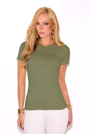 Camiseta Curve Dupla Face Preta e Verde