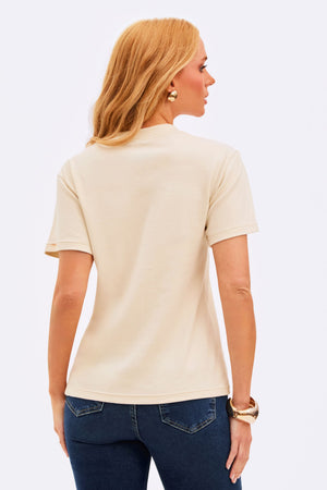 Camiseta Básica de Algodão Pima Nude