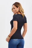 Camiseta Curve Toda Dupla Preta