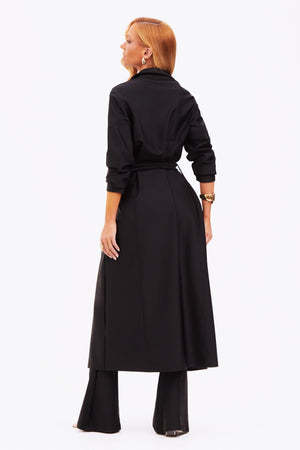 Capa Alongada Glam Preta