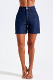 Shorts Jeans Ultra Modelador Curto Cós Super Alto