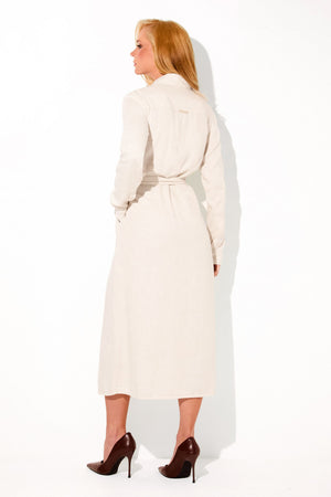 Chemise de Linho Dunas Areia