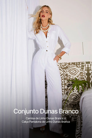 Conjunto Linho Dunas Branco
