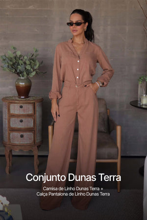 Conjunto Linho Dunas Terra