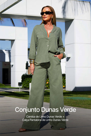 Conjunto Linho Dunas Verde