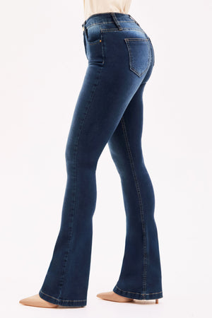 Calça Jeans Flare Modeladora Curva dos Sonhos Cintura Média