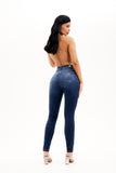 Calça Jeans Modeladora Curva dos Sonhos Skinny Cós Médio