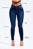 Calça Jeans Modeladora Curva dos Sonhos Skinny Cós Médio