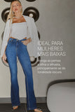 Calça Jeans Modeladora Curva dos Sonhos Flare Cós Médio