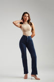 Calça Jeans Modeladora Azul Marinho Reta