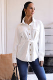 Camisa Oversized Comfort Office Off White