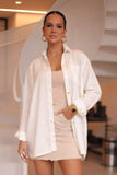 Camisa Térmica Oversized Impecável Off white Liocel