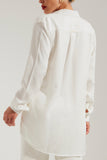 Camisa Térmica Oversized Impecável Off white Liocel