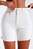 Shorts Jeans Modelador Off White