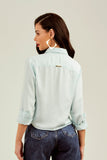 Camisa Cropped Térmica Aqua