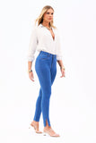 Calça Jeans Modeladora Linea Skinny Cós Médio Jeans Médio