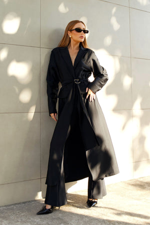 Capa Glam Alongada Preta