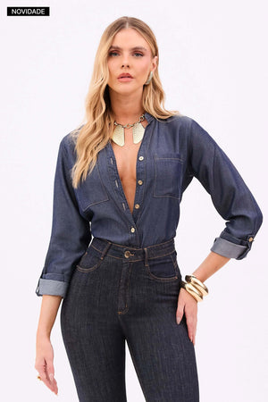 Camisa Térmica Clássica Liocel Azul