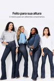 Calça Jeans Modeladora Fantástica Flare Cós Alto