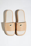 Sandália Flatform Trançada Nude