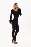 Calça Ultra Modeladora Glam Skinny Cós Alto - Preta