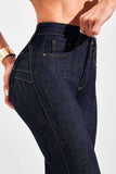 Calça Jeans Modeladora Mega Bumbum Skinny Fantástica Cós Alto