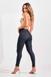 Calça Jeans Modeladora Mega Bumbum Skinny Fantástica Cós Alto