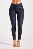 Calça Jeans Modeladora Mega Bumbum Skinny Fantástica Cós Alto