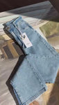 Stories de Calça Jeans Modeladora Basic Reta Cós Super Alto