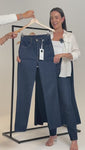 Stories de Calça Jeans Ultra Modeladora Reta Cós Alto