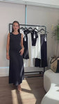 Stories de Vestido Longo Comfort Office Preto