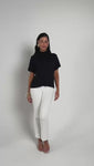 Stories de Camiseta Premium Basic Manga Morcego Preta