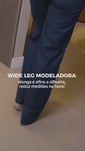 Stories de Calça Jeans de Rica Tecnológica Wide Leg Cós Super Alto