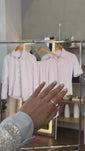 Stories de Camisa Impermeável Manga Curta Branca