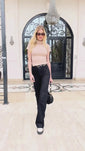 Stories de Calça Jeans Modeladora Wide Leg Preto Intenso Cós Super Alto