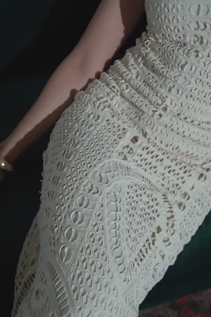 Vestido Midi Ultra Modelador Marfim