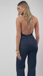 Stories de Calça Jeans Wide Leg Ultra Modeladora Cós Alto Barra Tradicional
