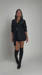 Stories de Blazer Glam Preto