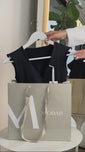 Stories de Vestido Premium Todo Duplo Preto
