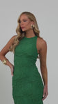Stories de Vestido Midi Perfect Stretch Verde