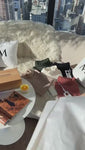 Stories de Blusa Canelada Premium Gola Alta Branca