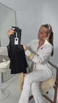 Stories de Calça Ultra Modeladora Glam Flare Cós Alto Preta