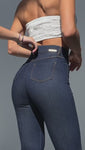 Stories de Calça Jeans Ultra Modeladora Reta Cós Alto