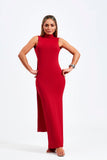 Vestido Ultra Modelador Curve Longo Cereja