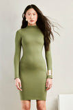 Vestido Curve Dupla Face Preto com Verde