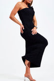 Vestido Perfect Stretch Longo Preto